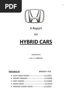 Fit Hybrid English Manual | Airbag | Seat Belt