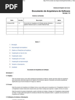 Exemplo Documento de Arquitetura de Software
