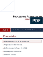 Proceso Acreditacion 2009 UARCIS