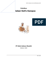 Pelatihan Instalasi SisFo Kampus PDF