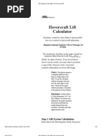 Download Lift System Calculator for Hovercraft by Rafaa Dalvi SN105968374 doc pdf