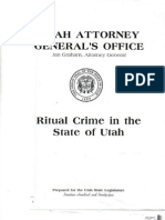 Attorney General's Office, Ritual Crime in The State of Utah (1992)