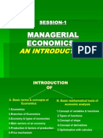 Managerial Economics - : An Introduction