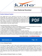 Positive Rational Number