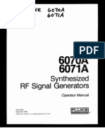 Fluke 6070a 6071a Ops