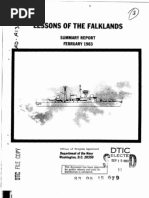 Download US Department of the Navy - Falkland Island Lesson Learned by ThinkDefence SN105998866 doc pdf