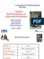 Project Update: Self-Perceptions of Youth With Disabilities: The National Longitudinal Transition Study-2 (NLTS2)