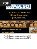 Estrutura econômica e IDH