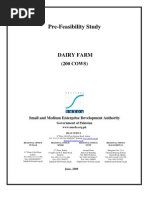 Feasibility Report On Dairy Farm (200 Animal)