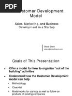 The Customer Development Model