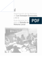 Manual Organizacion de Archivos e Historia Local