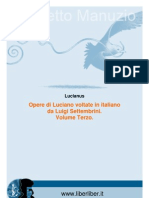 Luciano Opere in Italiano Volume Terzo