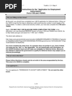 DACA Cover Letter Template  Deferred Action For Childhood 