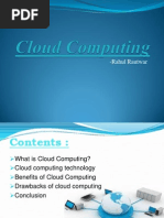 Cloud Computing PPT by Rahul