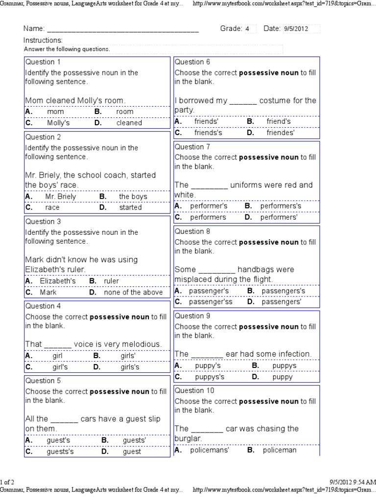 15-best-images-of-possessive-nouns-worksheets-5th-grade-singular