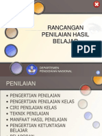 Rancangan Penilaian Hasil Belajar