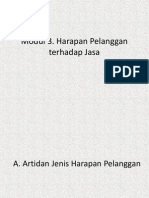 Modul 3 - Harapan Konsumen