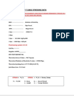 PTCABLE STRESSING DATA