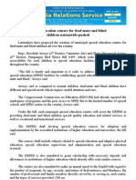 Sept16 Special Education Centers For Deaf-Mute and Blind Children Nationwide Pushed