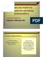 Pojmovno Odredjenje Poduzetnistva