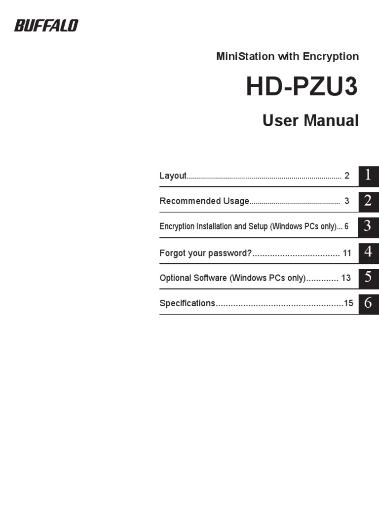 Buffalo HD-PZU3 User Manual | PDF | Installation (Computer Programs ...