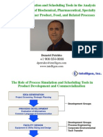 Role of simulation in analyzing biochemical, pharmaceutical and food processes