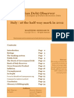 Italy at The Half Way Mark 2012