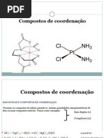 Compostos de Coordenacao