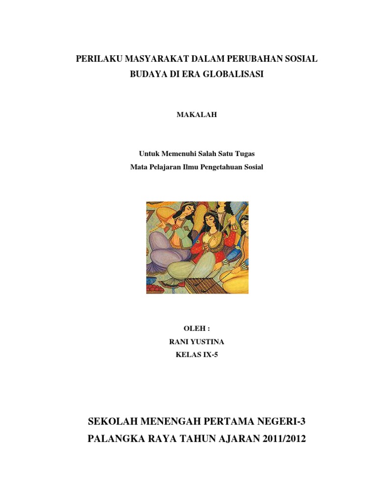 Makalah Globalisasi Rani