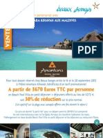 Flyer Anantara 2012