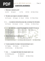 Computer Awareness: Computer Awareness For IBPS PO/MT and Clerk