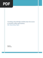 Download Creating a Knowledge Architecture for Socio-economic Policy Generation by tehnikpaul SN106076703 doc pdf