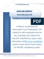 2011 Publication 334 - Tax Guide for Small Business - Self-employed Examples and Cases