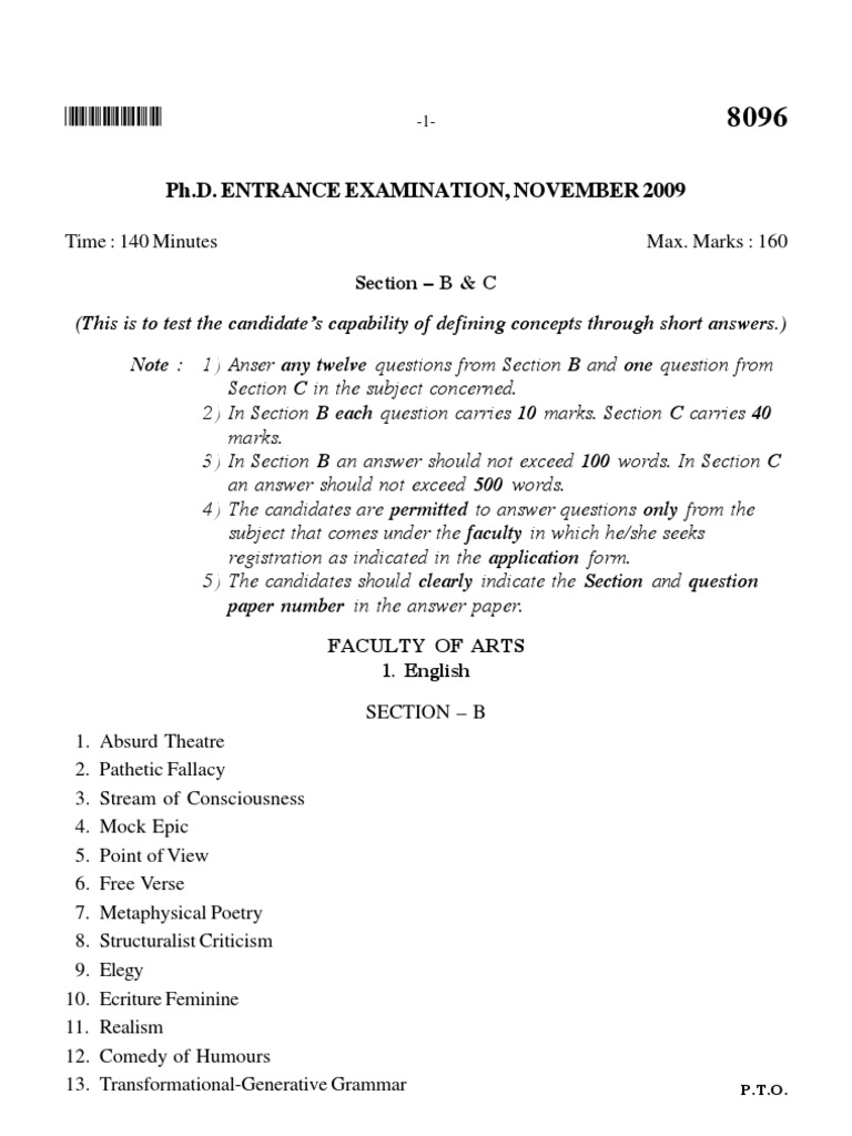 Kerala University Phd Entrance Exam Question Distillation Electric Power System