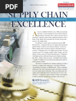 Supply Chain Excellence: Today S Best Driver of Bottom-Line Performance