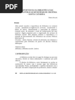 A IMPORTÂNCIA DA BIBLIOTECA NAS