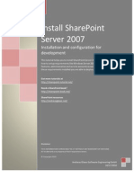 Install SharePoint Server 2007