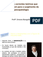 As principais correntes teóricas da psicopatologia