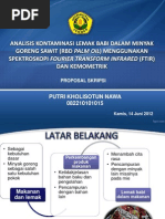 Download ppt seminar FTIR by Putri Kholisatun Nawa SN106106498 doc pdf