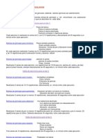 Tabla de Ejercicios de Musculacion