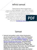 Definisi Samsat + Samsat Online