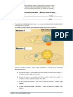 Avaliação Diagnostica de Ciências para 9 Ano