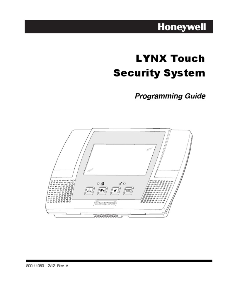 Honeywell l5100 Programming Guide | Security Alarm | Ip Address