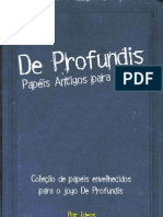 De profundis [papéis antigos para cartas]