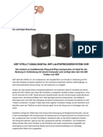 Pressemitteilung X300A Digital HiFi Lautsprechersystem