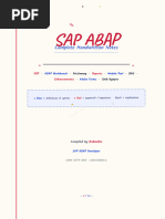 SAP ABAP Course Material Overview | PDF | Control Flow | Databases