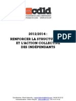 2012 09 CD1D Renforcer La Structuration Et L'action Collective Des Independants