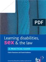 Learning Disabilities Sex and The Law Look Inside