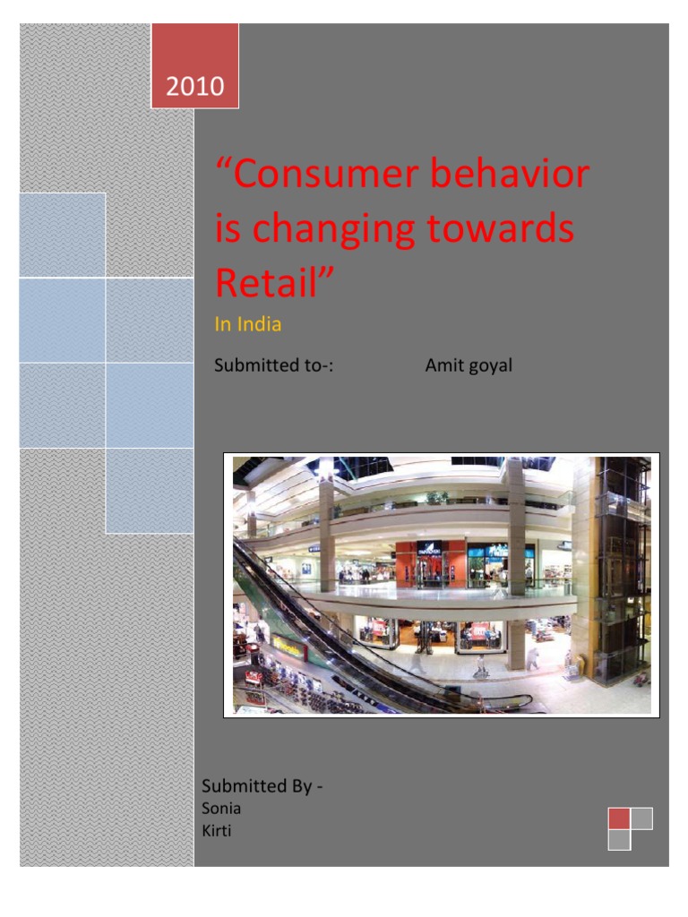 Changing Consumer Behavior in Indian Retail | PDF | Retail | Consumer ...
