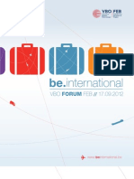 VBO Forum 'be.international' Conferentiebrochure - Deel 1